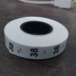 Taffeta Size labels